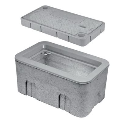 electric box for concrete block|electrical underground plastic pull box.